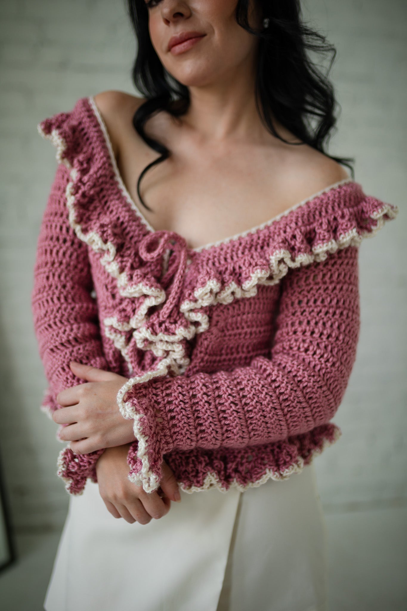 Blair Cardigan in Pink