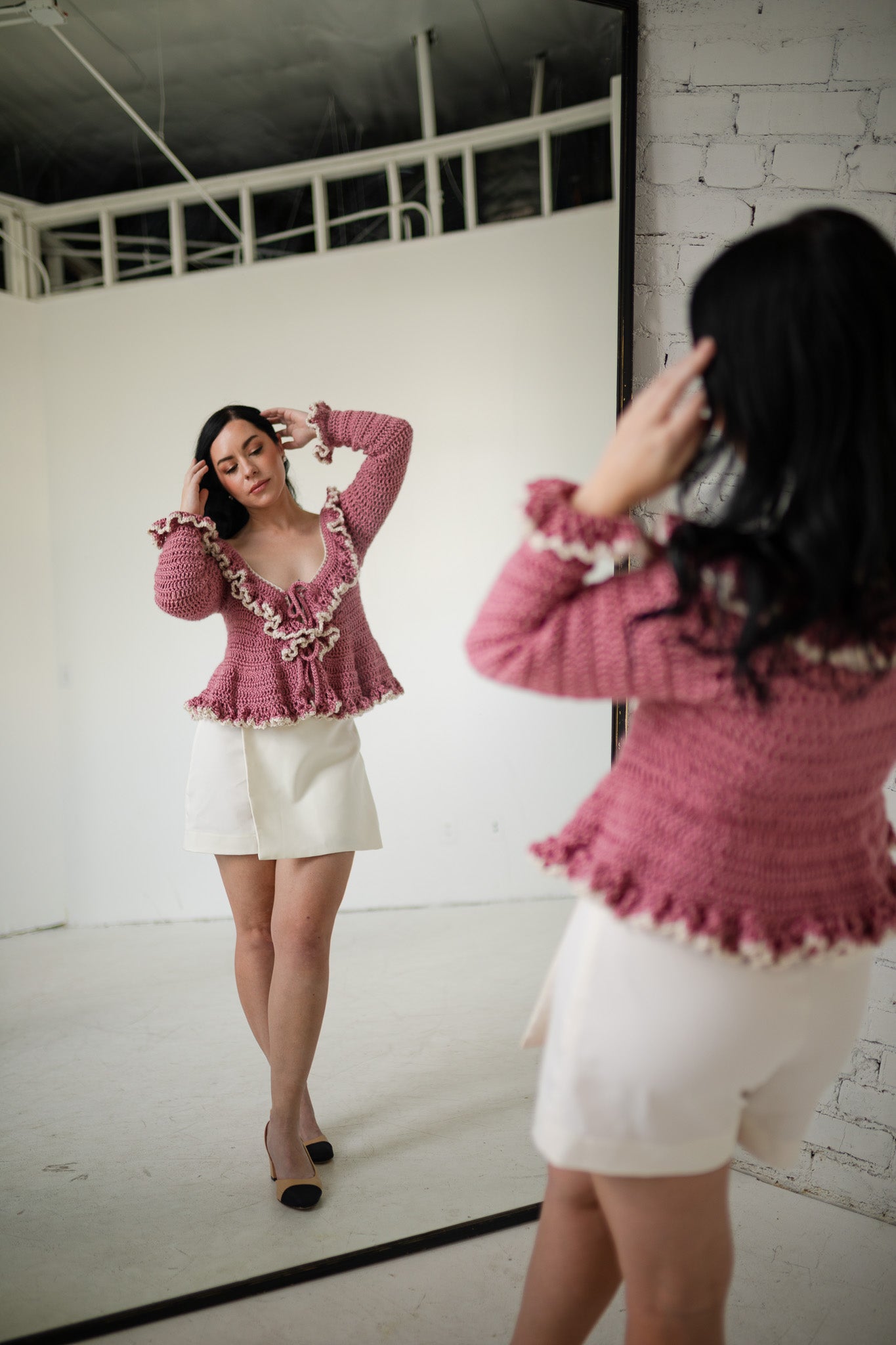 Blair Cardigan in Pink