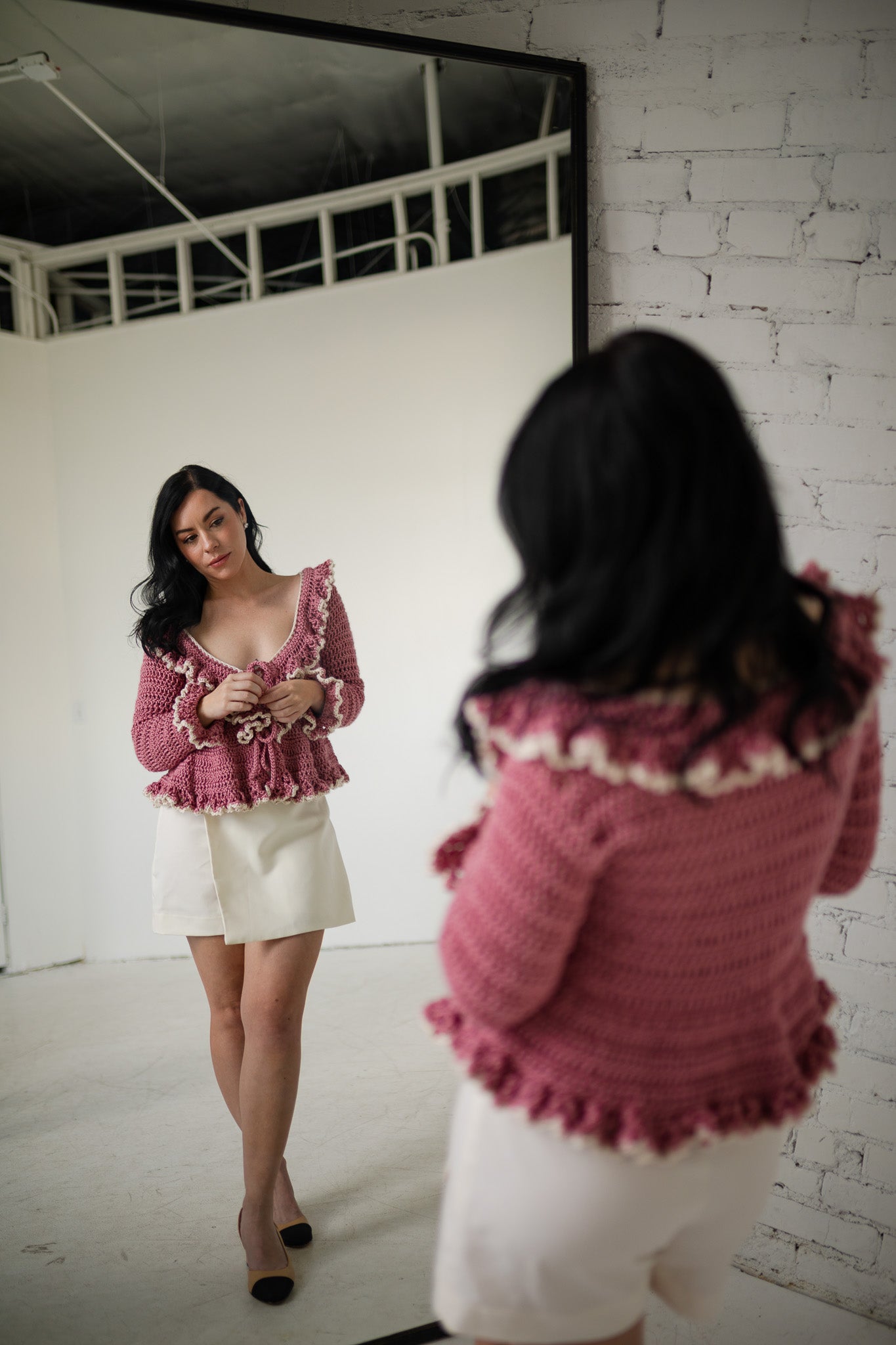 Blair Cardigan in Pink