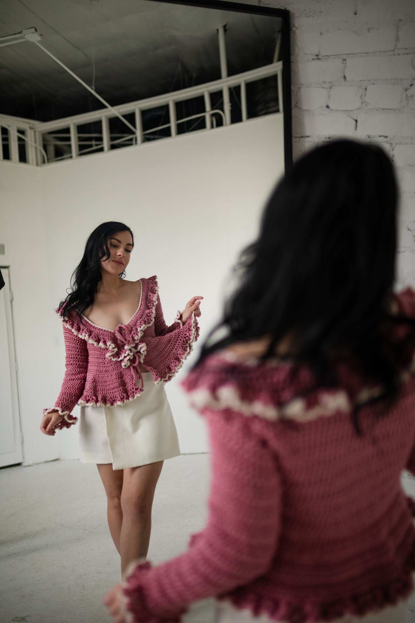Blair Cardigan in Pink