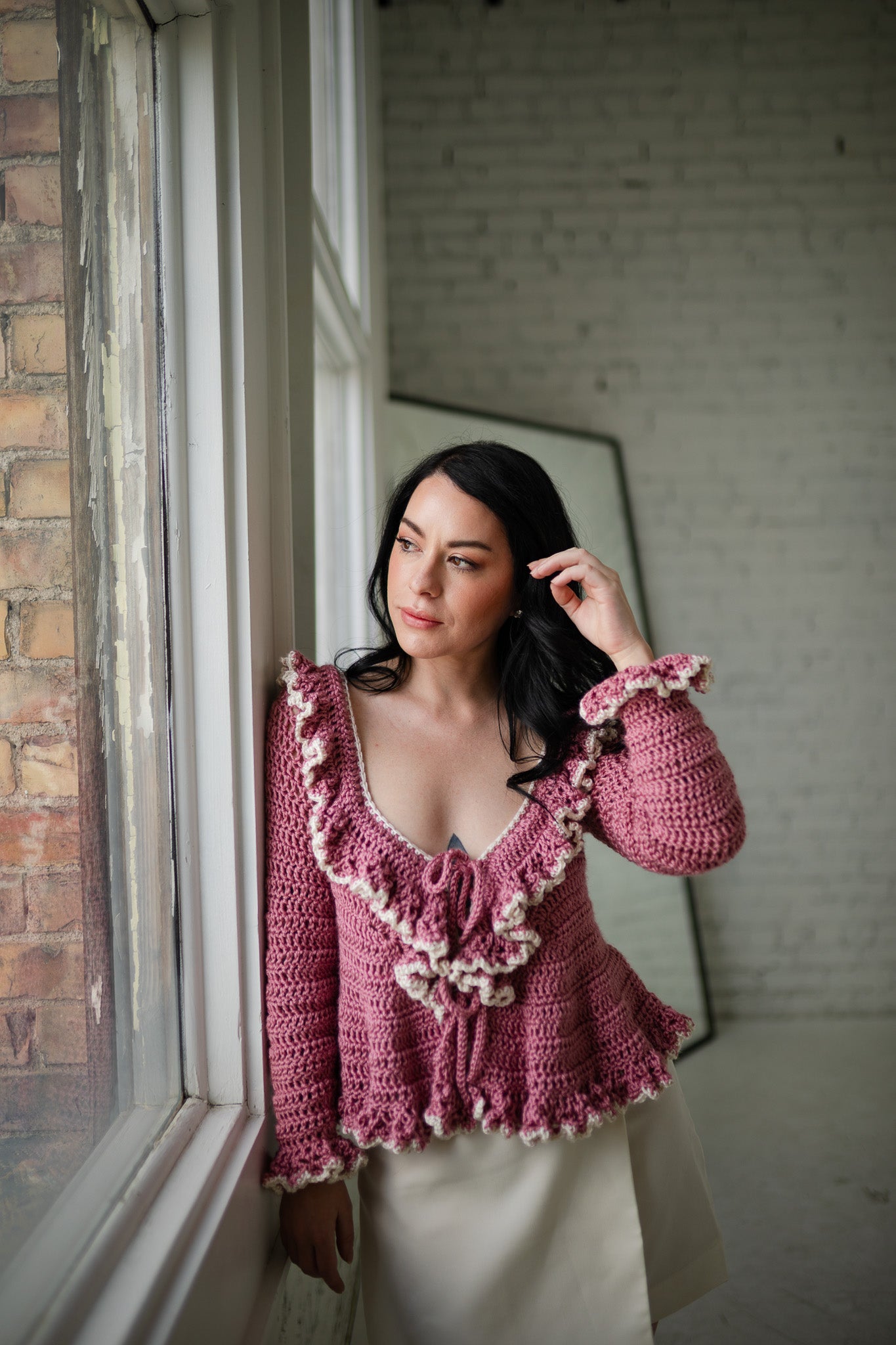 Blair Cardigan in Pink