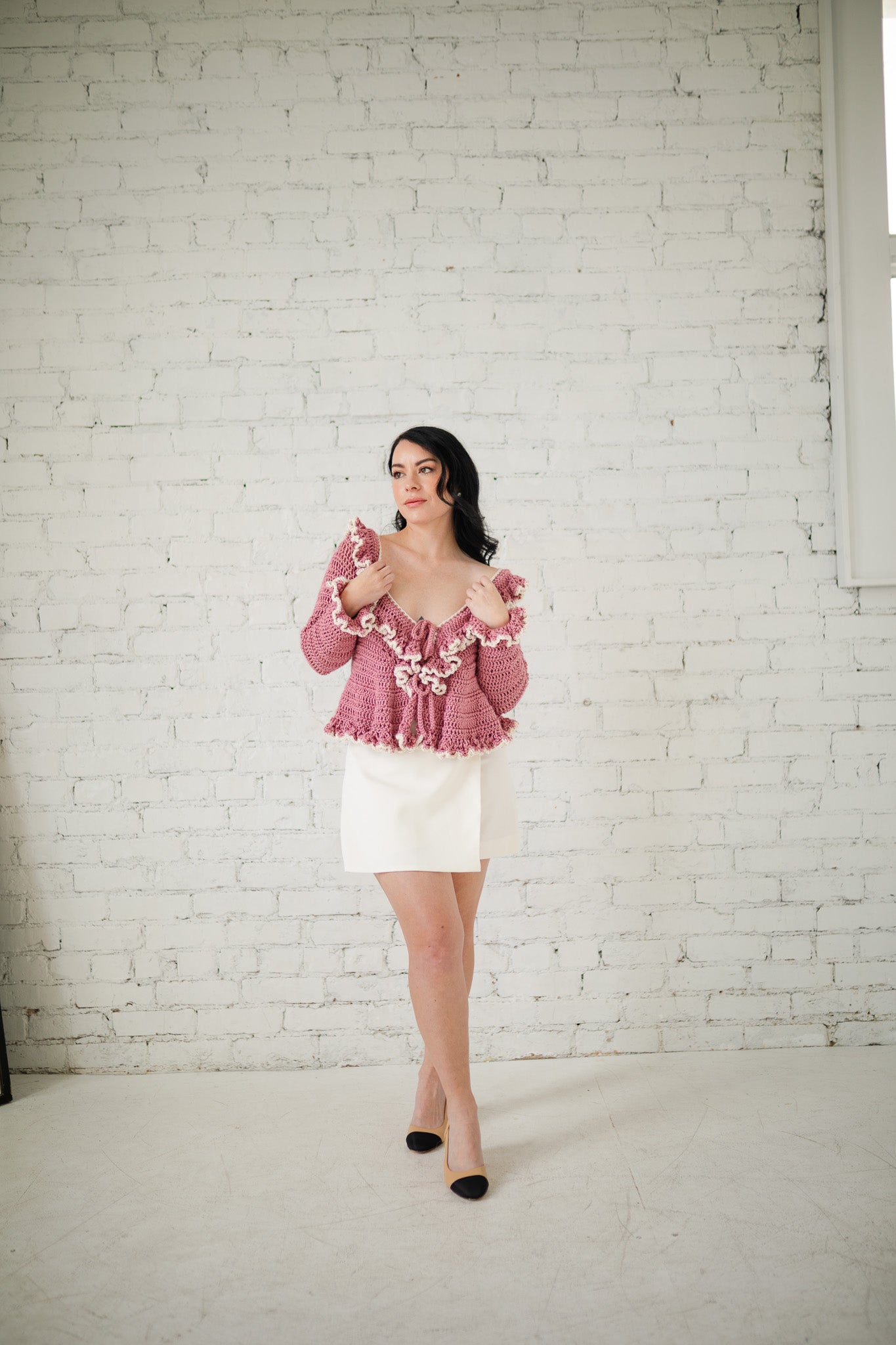 Blair Cardigan in Pink