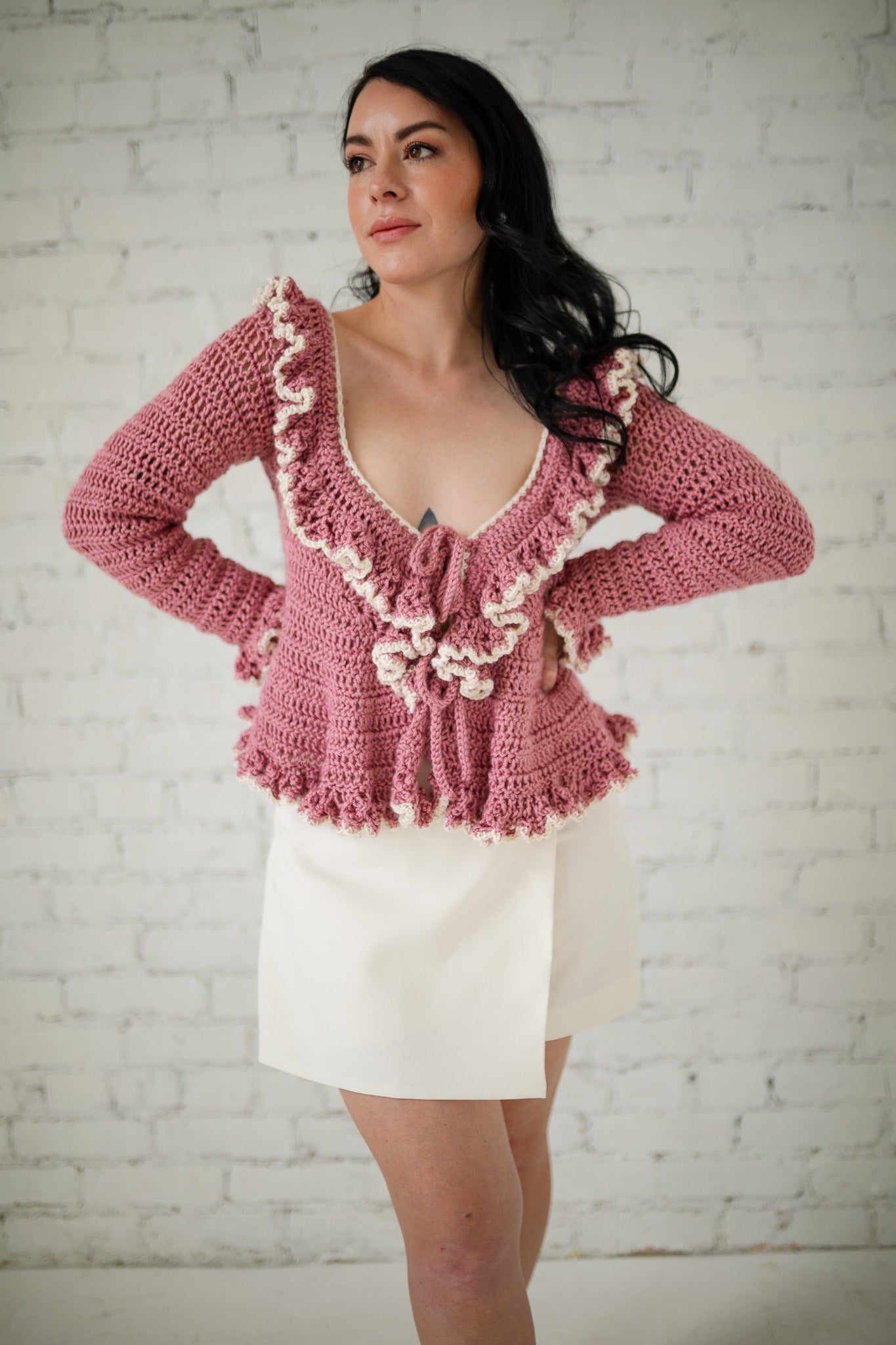 Blair Cardigan in Pink