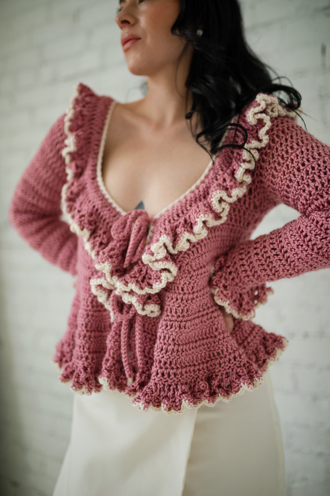 Blair Cardigan in Pink